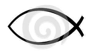 Ichthys symbol icon illustration