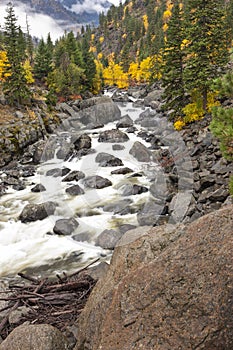 Icicle Creek in autumn.