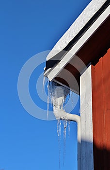 Icicles in Gammelstad Church Town