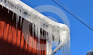 Icicles in Gammelstad Church Town