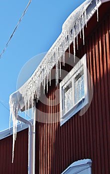 Icicles in Gammelstad Church Town