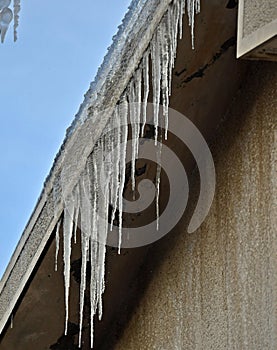 Icicles from Gutter