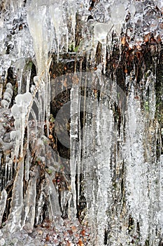Icicles hanging