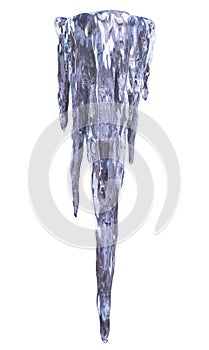 Icicles isolated photo