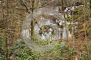 Icicles on the Mountainside