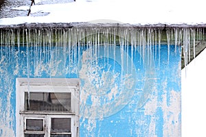 Icicles at the Roof