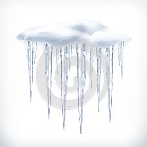 Icicles vector object