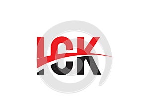 ICK Letter Initial Logo Design Vector Illustration