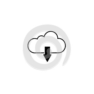 icloud icon vector upload arrow photo