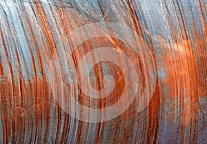 ICM Woodlad trees with a red filter