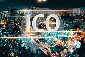 ICO with aerial view of Tokyo