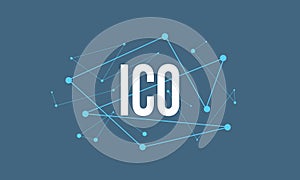 ICO headline logo design