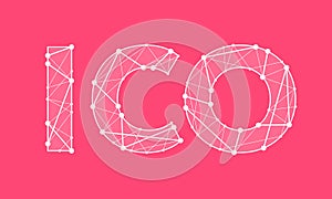 ICO headline logo design