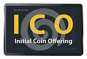 ICO Initial coin offering photo