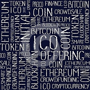 ICO Initial coin offering pattern