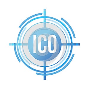 ico target sign concept