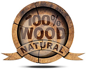 Icon 100 Percent Natural Wood