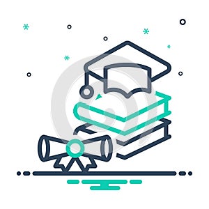 Mix icon for Academic, educational and book photo