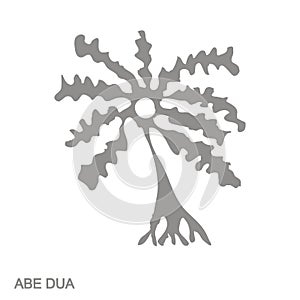 icon with Adinkra symbol Abe Dua
