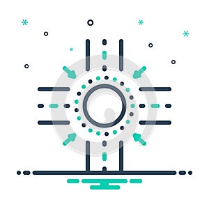 Mix icon for Between, amid and betwixt