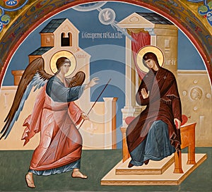 Icon of the Annunciation of the Blessed Virgin