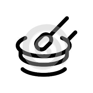 Icon asia food vector illustration