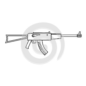 Icon of assault riffle