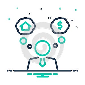 Mix icon for Assume, suppose and consider