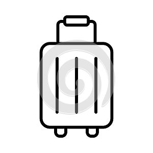 Icon of baggage, luggage icon, vector illustration