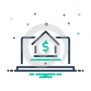 Mix icon for Banking, finance and investment