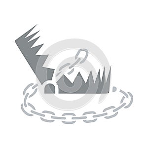 Icon Of Bear Hunting Trap