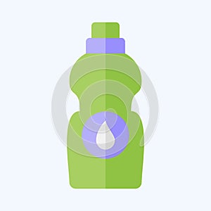 Icon Bleach. related to Laundry symbol. flat style. simple design editable. simple illustration