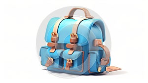 An icon of a blue school bag
