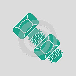Icon of bolt and nut