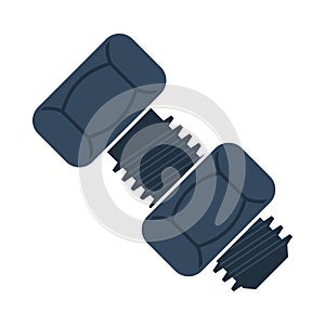 Icon Of Bolt And Nut