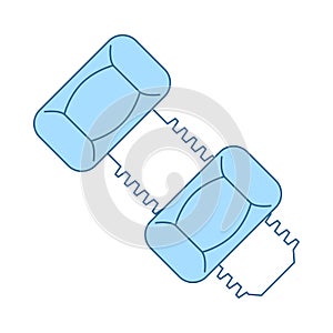 Icon Of Bolt And Nut