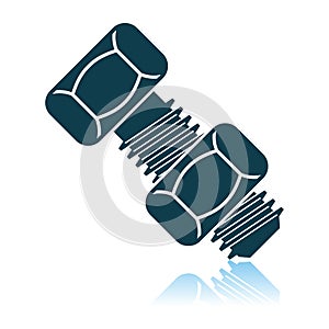 Icon Of Bolt And Nut