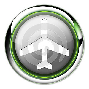 Icon, Button, Pictogram Airport