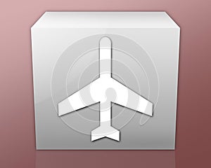 Icon, Button, Pictogram Airport