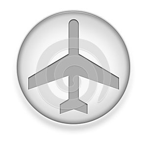 Icon, Button, Pictogram Airport