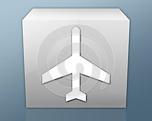 Icon, Button, Pictogram Airport