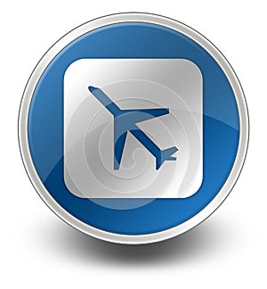 Icon, Button, Pictogram Airport