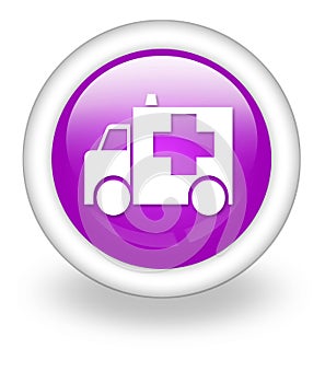 Icon, Button, Pictogram Ambulance