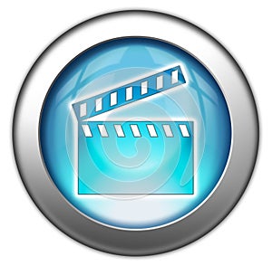 Icon, Button, Pictogram Clapperboard photo