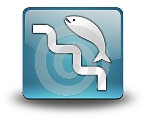 Icon, Button, Pictogram Fish Ladder