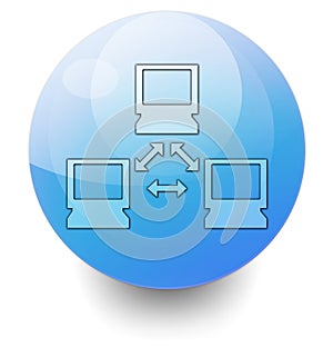Icon, Button, Pictogram Network