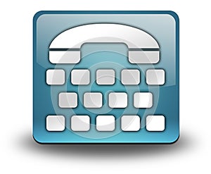 Icon, Button, Pictogram Telephone Typewriter