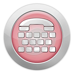 Icono, pictograma teléfono máquina de escribir 