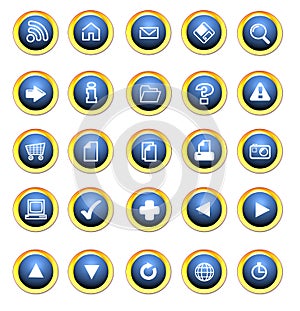 Icon buttons for the web