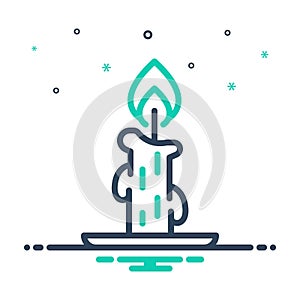 Mix icon for Candles, light and burn